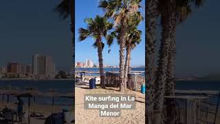 Kitesurfing in La Manga del Mar Menor