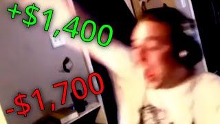 BossmanJack climbs to $1,700 on Blackjack (and loses it all) (volume warning)