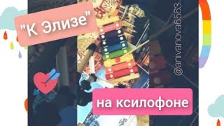 К Элизе . Бетховен. На ксилофоне | Играем К Элизе на ксилофоне