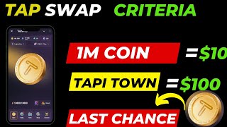 TapSwap Criteria Tapswap Big Update ! | Tapswap Tapi Task | Full Guide