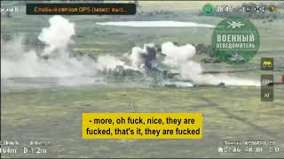 One Heroic Russian Tank vs. Eight Ukrainian Armored Vehicles - Epic Footage (English Subtitles)