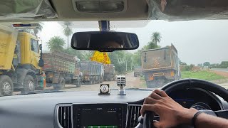 car driving in rainy weather 😌 with song 🎵 ❤ / subscribe now 👌