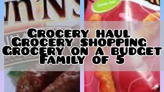 Grocery Haul | Grocery Shopping | Grocery Haul On A Budget| Family of 5