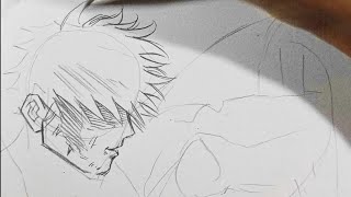 How to Draw MEGUMI Separated from SUKUNA - Jujutsu Kaisen