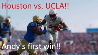 Playing EA’s College Football 25 with the Houston Cougars: bounce back win against UCLA!