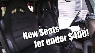 How to Install Aftermarket Seats in a Jeep Wrangler for UNDER $400!