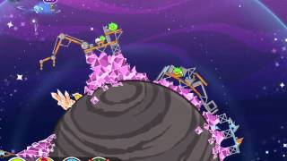 Angry Birds Space Level 7-25 Cosmic Crystals 3 Star Walkthrough