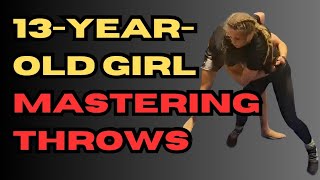 13 YEAR OLD GIRL MASTERING THROWS