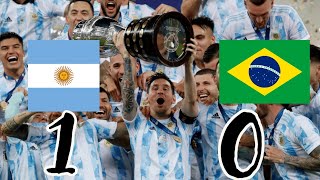 Argentina vs Brazil Match Analysis |Messi and co. finally win it  Heartbreak for Neymar #copaamerica