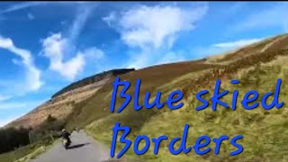 Blue skied Scottish Borders. "Roads less Travelled" #adventure #motorcycle #bike #scotland #motovlog