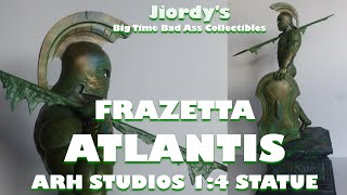 ARH Studios Frank Frazetta Atlantis Statue 1/4 Scale Greek Mythology Soldier Art Troy McDevitt