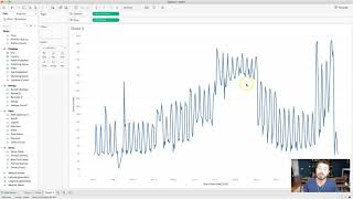 Tableau: Aggregation in Time Series