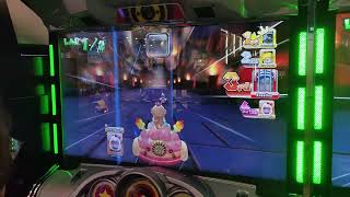 Trying out Mario Kart Arcade