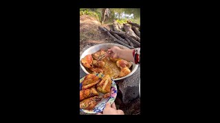 The bottom of the northern chicken/ته چین مرغ شمالی #shortvideo #short