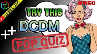 Day Trading Pop Quiz: DCDM Strategy