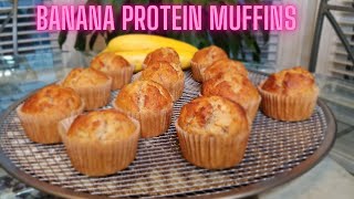 Banana Bread Protein Muffins Recipe