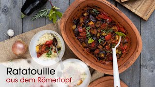 Ratatouille aus dem Römertopf - einfach & lecker