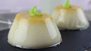 Panna cotta de horchata con caramelo (sin lácteos) 🍮🍮