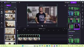 How to use the green screen feature in Clipchamp. #clipchamp #greenscreen #editing