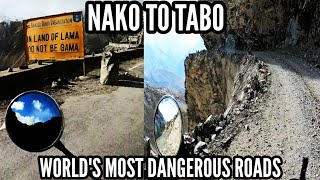 Dangerous roads of spiti valley || Nako to Tabo || Himachal pradesh