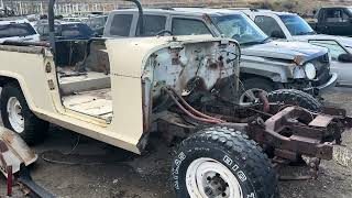 Jeepster Frame differences