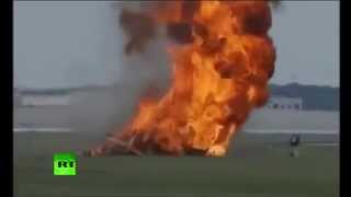 Dramatic Video: Bi-plane Crashes & Explodes In Flames At Air Show In Ohio