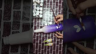 Easy & Beautiful Bottle Art |DIY Bottle decoration  ideas |home decor #shorts #youtubeshorts