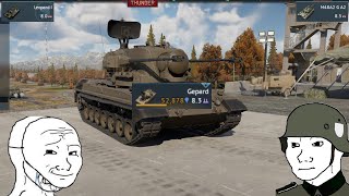 WAR THUNDER: GRINDING FOR THE GEPARD💀 #wt #gameplay