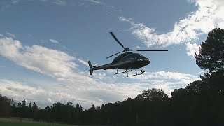 Groom Arrives By Helicopter! Come Along For The Ride!