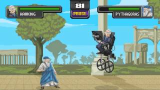 Science Kombat - Full Gameplay (no lose) - Stephen Hawking