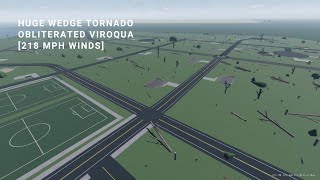 Huge wedge tornado obliterated Viroqua [218 MPH winds 😮]