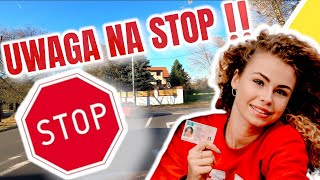 Uwaga na STOP! Ul. Cupiała - Trasy egzaminacyjne w Dąbrowie Górniczej