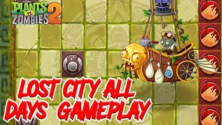 Lost City All Day 1 to 32 Plants vs. Zombies Adventure Gameplay, PvZ 2 Gameplay Walkthrough