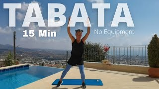 15 Min TABATA Workout  No Equipment