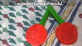 Kawaii Fruit Collab Day 4 of 5 : Cherry Plushie Tutorial