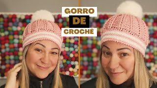 GORRO TOUCA DE CROCHÊ  rápida de fazer