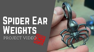 Making Spider Ear Weights in Bronze | Bronze Lost Wax Casting from 3d Print