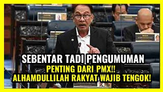 SEBENTAR TADI PENGUMUMAN PENTING DARI PMX!! ALHAMDULLILAH RAKYAT WAJIB TENGOK!