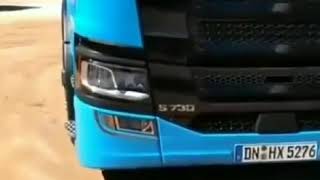 Scania–SUPER– S730 V8 Azul 9 Eixos Caçamba !!!!