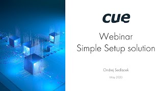 (EN) Webinar Cue System – Simple Setup solution