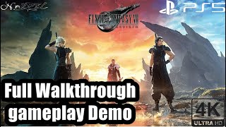 Final Fantasy VII Rebirth Full Walkthrough Gameplay Demo PS5 4K 60FPS