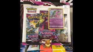 Fusion Strike Three Blister Pack Opening – Espeon￼