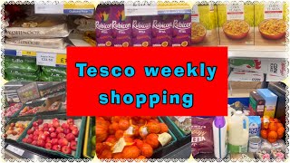 Tesco weekly shopping 🛒