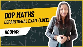 DOP MATHS | BODMAS | For All DOP Exams!