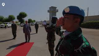 Lebanese Foreign Affairs Minister visits UNIFIL Headquarters