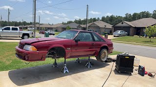 Mustang supercharged coyote swap update