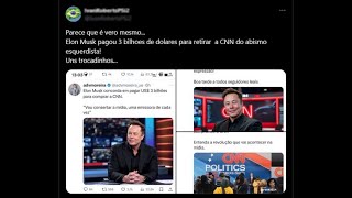 Elon Musk comprou a CNN por U$ 3 bilhões? #fakenews #shorts