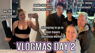 Yoga Class in SoHo! | Vlogmas Day 2 | Nichole Currier