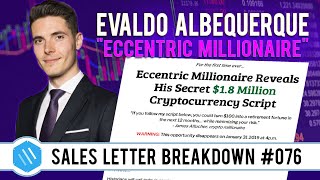 Evaldo Albuquerque | "Eccentric Millionaire" / Agora Financial Sales Letter (Proven Ads 76/100)