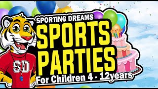 Sports Parties for children 4-12years